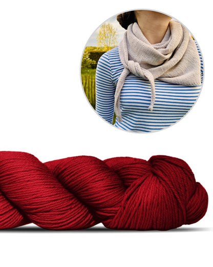 The Easiest Shawl in the World | casually soft made from Cheeky Merino Joy by Rosy Green Wool