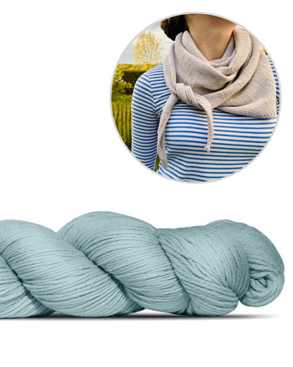 The Easiest Shawl in the World | casually soft made from Cheeky Merino Joy by Rosy Green Wool