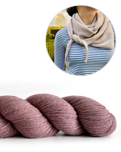 The Easiest Shawl in the World | casually soft made from Cheeky Merino Joy by Rosy Green Wool