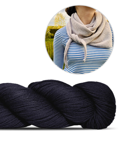 The Easiest Shawl in the World | casually soft made from Cheeky Merino Joy by Rosy Green Wool