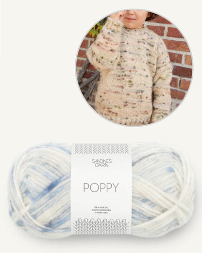 Dave Sweater Junior | Set aus Garn und Anleitung aus der Kollektion 2408 - Mykt til Barn