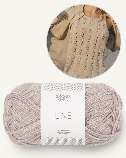Dawn Top | luftig schmeichelndes Muster aus Line von Sandnes Garn
