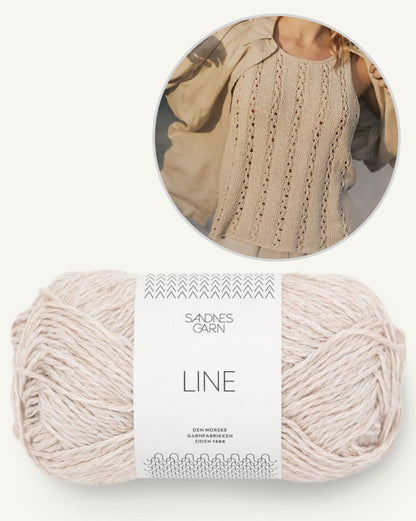 Dawn Top | luftig schmeichelndes Muster aus Line von Sandnes Garn