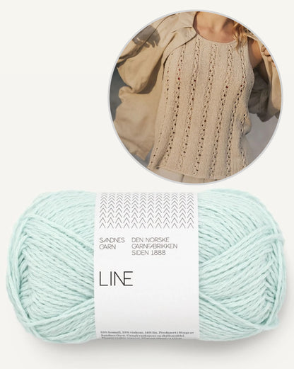 Dawn Top | luftig schmeichelndes Muster aus Line von Sandnes Garn