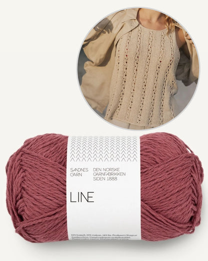 Dawn Top | luftig schmeichelndes Muster aus Line von Sandnes Garn