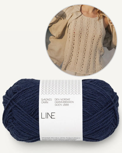 Dawn Top | luftig schmeichelndes Muster aus Line von Sandnes Garn