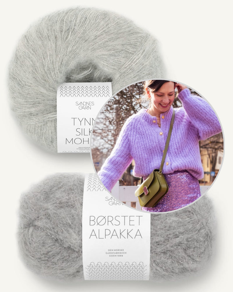 Daydreamer Cardigan | soft und leicht aus Borstet Alpakka und Tynn Silk Mohair