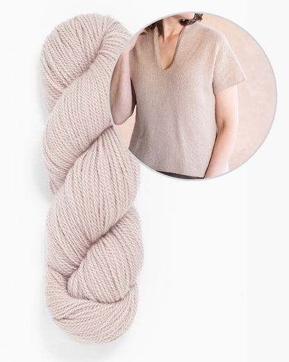 Dima Tee | leger und seidig weich aus Tynd von Woolfolk