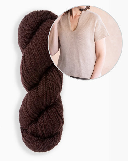 Dima Tee | leger und seidig weich aus Tynd von Woolfolk