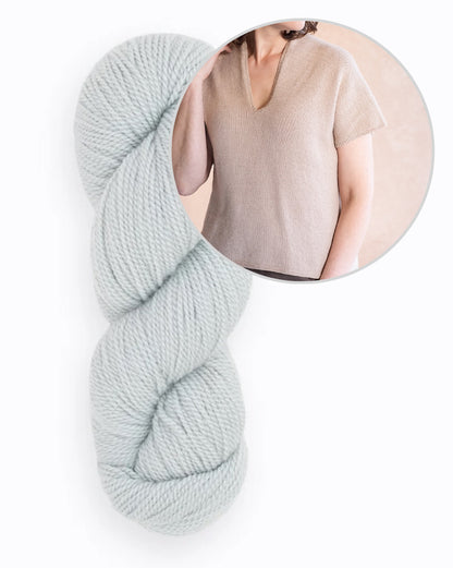 Dima Tee | leger und seidig weich aus Tynd von Woolfolk