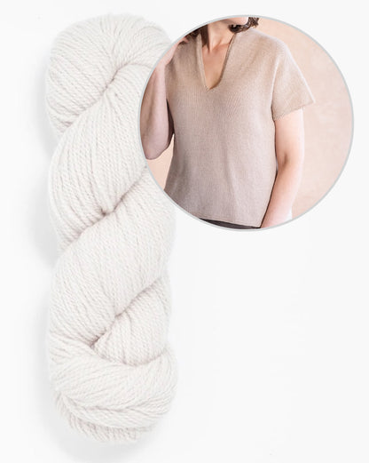 Dima Tee | leger und seidig weich aus Tynd von Woolfolk
