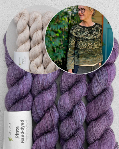Dragonfly Sweater | feines Libellenmuster aus Pinta von Pascuali