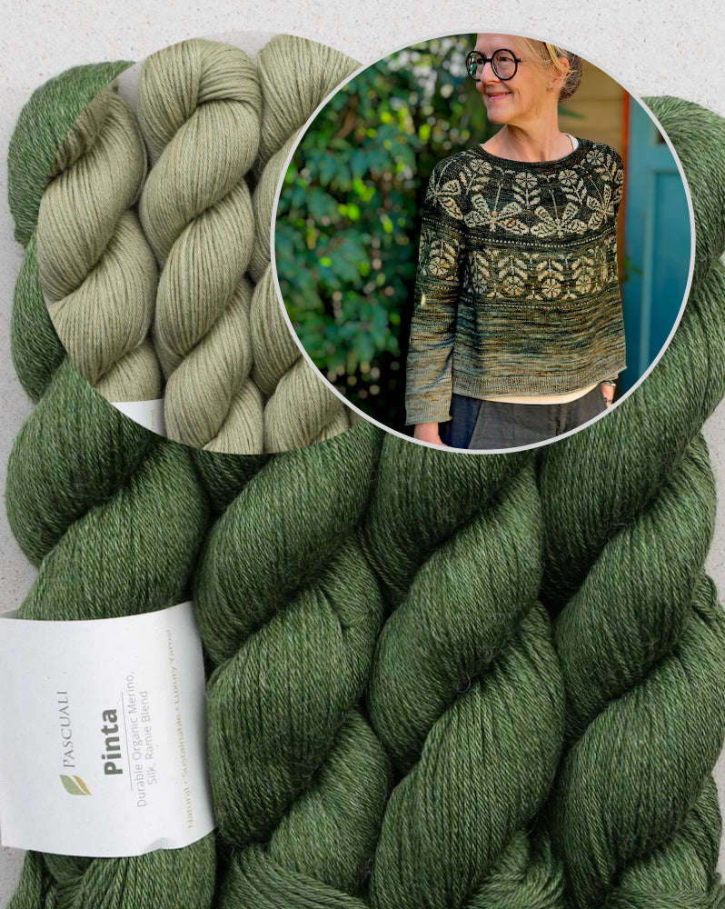 Dragonfly Sweater | feines Libellenmuster aus Pinta von Pascuali