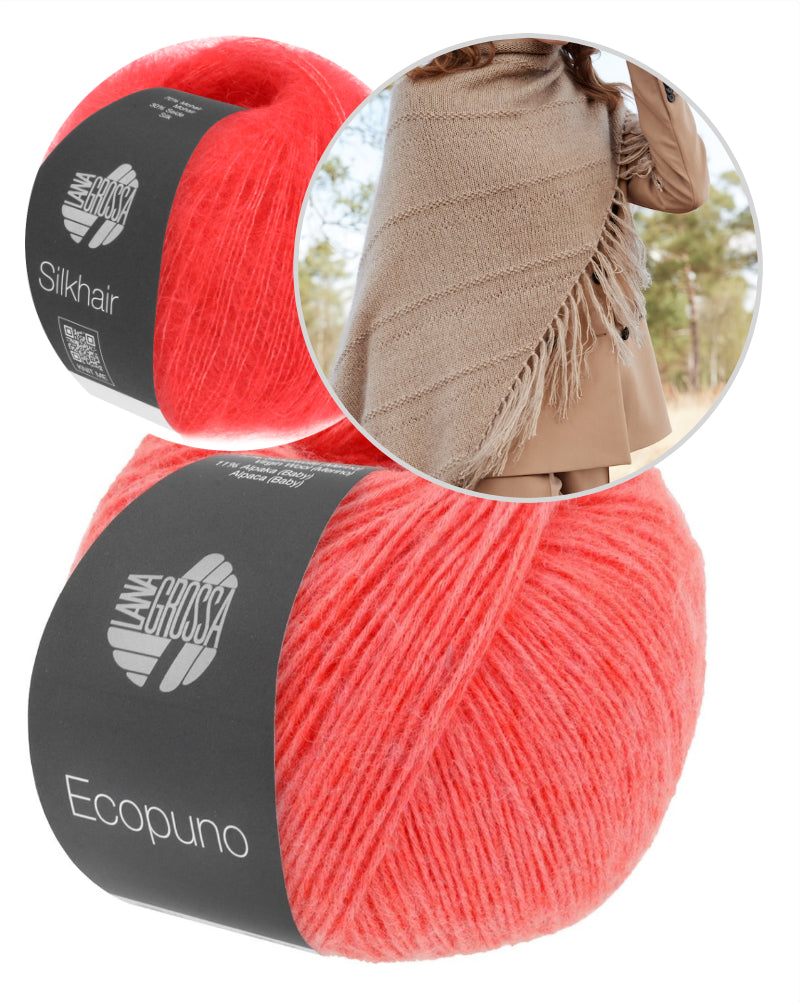 Lana Grossa Dreieckstuch Windhauch mit Ecopuno und Silkhair von Lana Grossa 10
