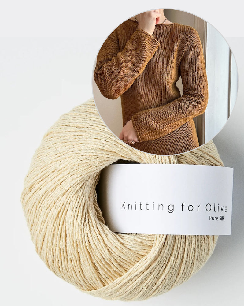 My Favourite Things Knitwear Dress No. 1 mit Pure Silk von Knitting for Olive 14