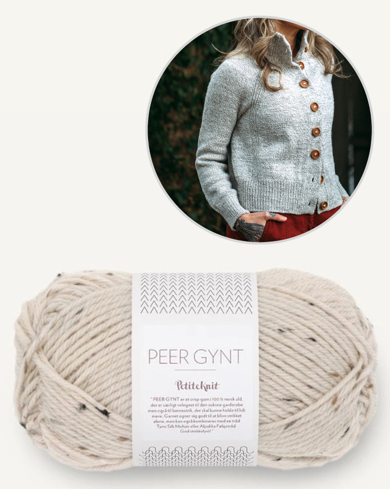 Andrea Mowry DRK Everyday Cardigan mit Peer Gynt von Sandnes Garn 12