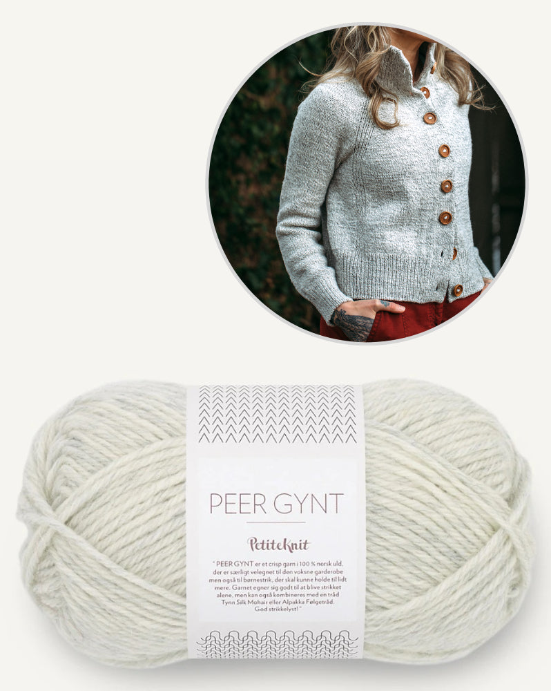 Andrea Mowry DRK Everyday Cardigan mit Peer Gynt von Sandnes Garn 11