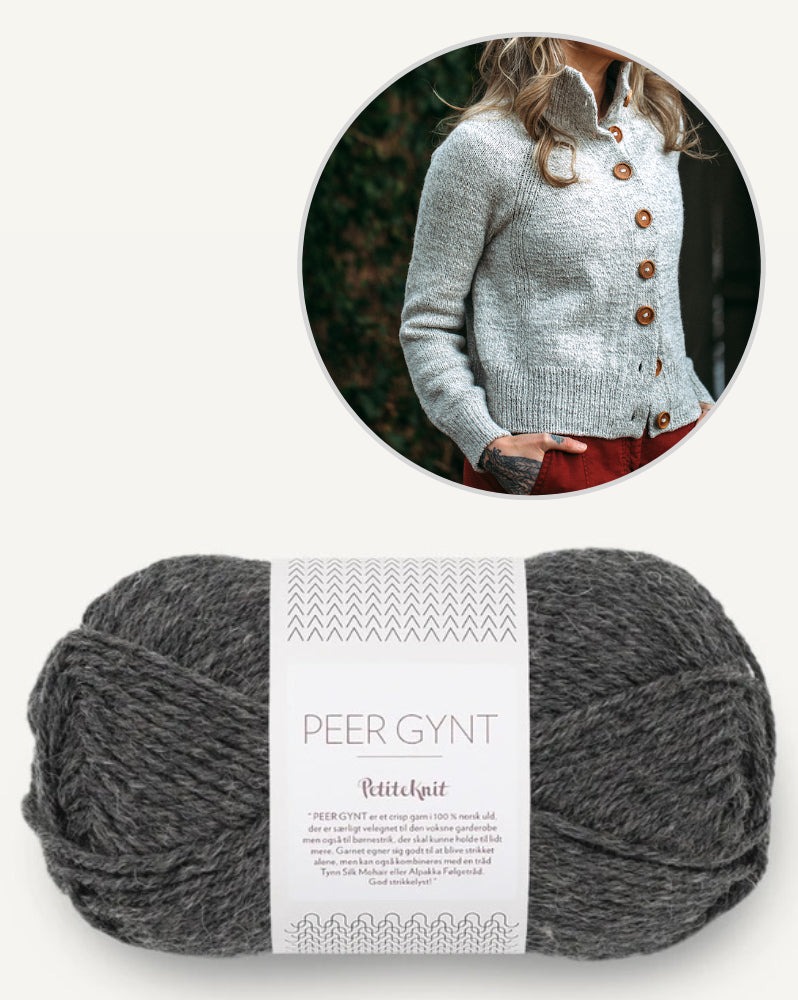 Andrea Mowry DRK Everyday Cardigan mit Peer Gynt von Sandnes Garn 14