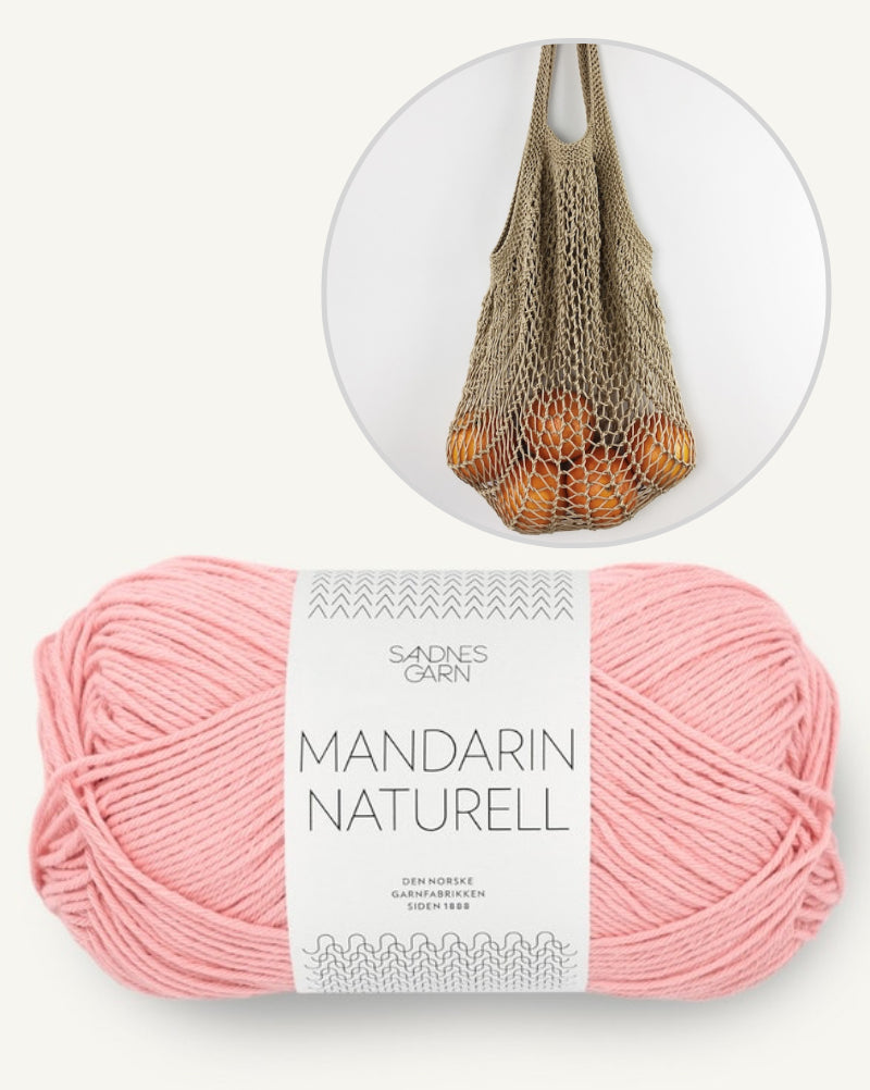 Paula-m Edda Bag 2.0 mit Mandarin Naturell von Sandnes Garn 13