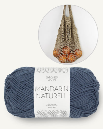 Paula-m Edda Bag 2.0 mit Mandarin Naturell von Sandnes Garn 14