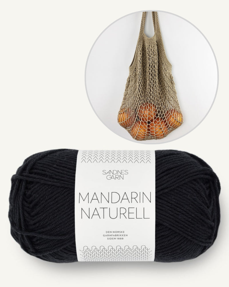 Paula-m Edda Bag 2.0 mit Mandarin Naturell von Sandnes Garn 11
