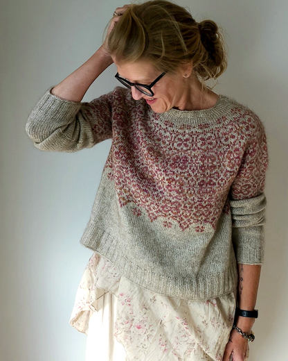 Golden Poppy Sweater | zarte Blüten aus Pinta von Pascuali