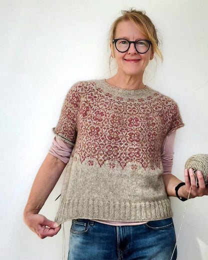 Golden Poppy Sweater | zarte Blüten aus Pinta von Pascuali