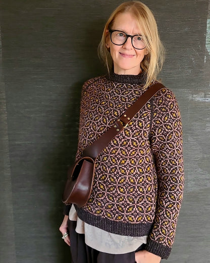 Kaleidoscope Sweater | all over zartes Muster aus Puno Winikunka von Pascuali