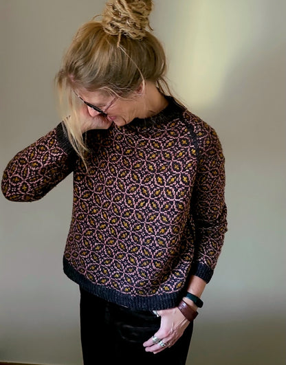 Kaleidoscope Sweater | all over zartes Muster aus Puno Winikunka von Pascuali