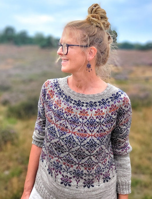 Love in a Mist Sweater | wunderschöne Blüten aus Pinta von Pascuali