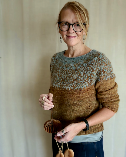 Speculoos Sweater | romantisches Spekulatiusmuster aus Balayage von Pascuali