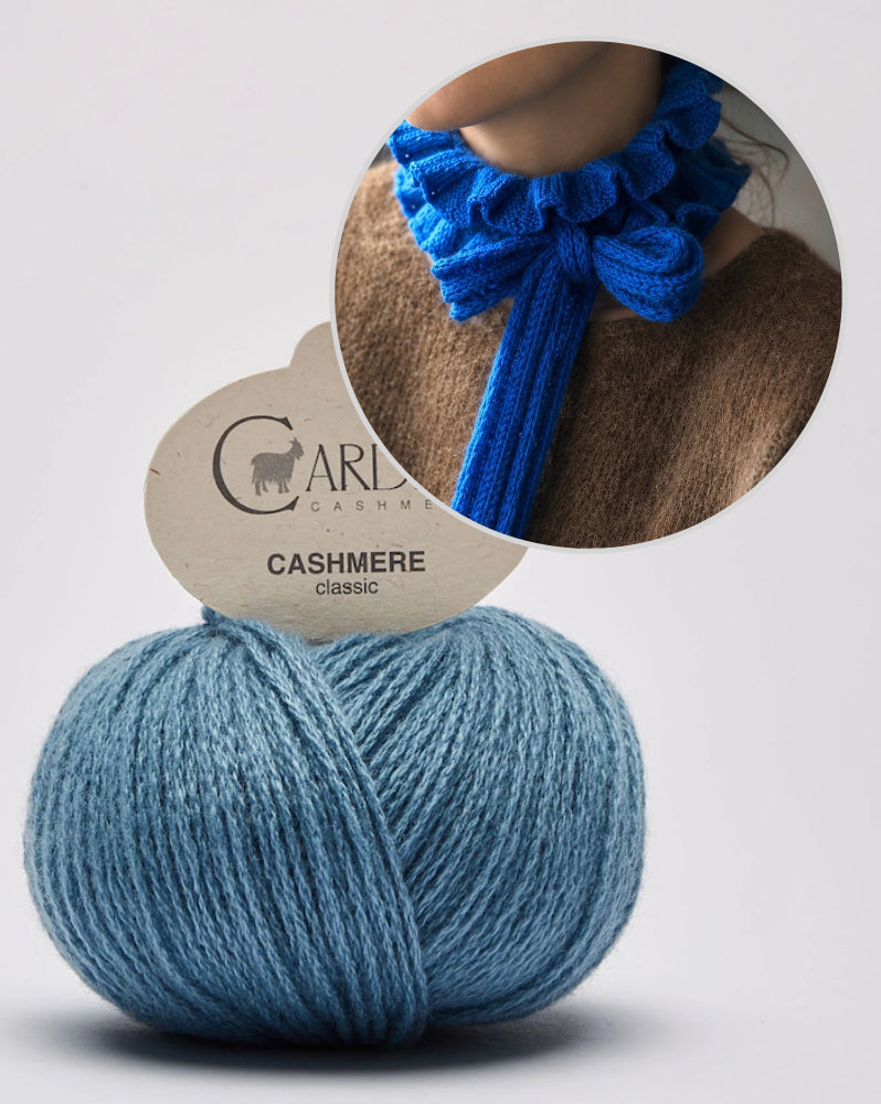 Elisabeth Mini Scarf | mit Gratisanleitung aus Classic Cashmere von Cardiff