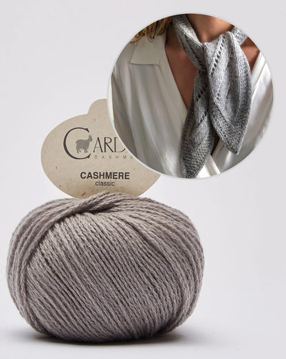 Paula-m Elise Scarf mit Classic cashmere von Cardiff Cashmere 9