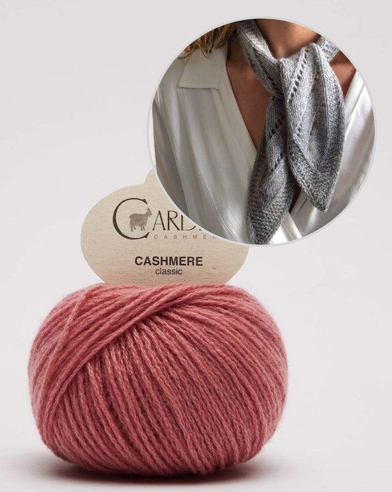 Paula-m Elise Scarf mit Classic cashmere von Cardiff Cashmere 16