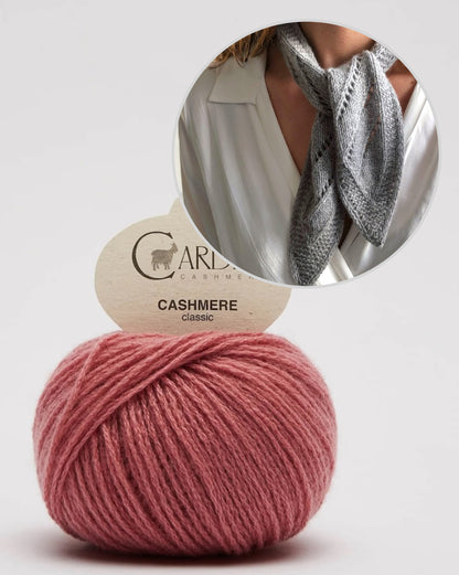 Paula-m Elise Scarf mit Classic cashmere von Cardiff Cashmere 16