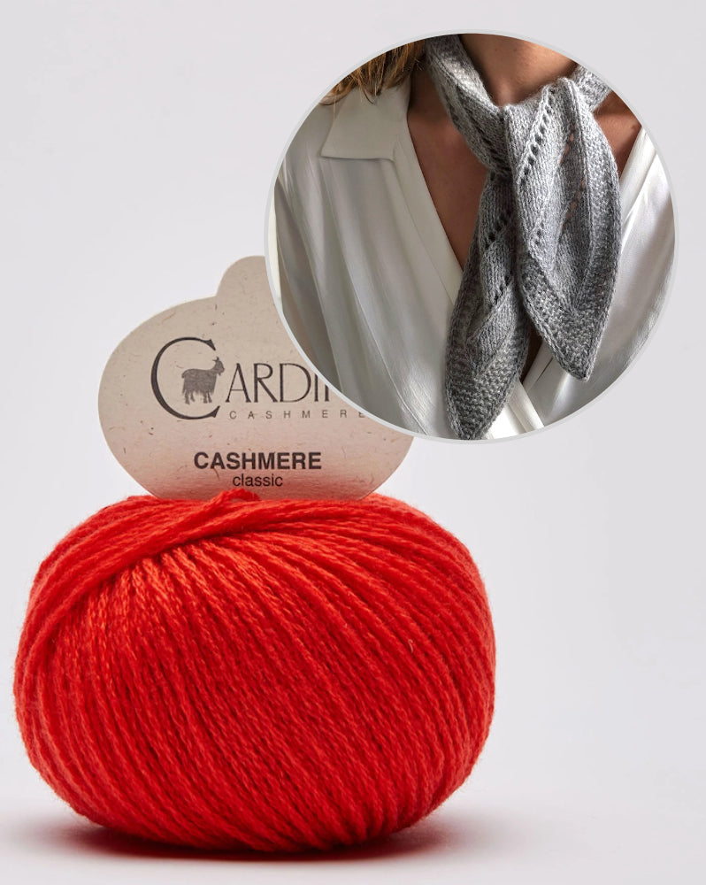 Paula-m Elise Scarf mit Classic cashmere von Cardiff Cashmere 10