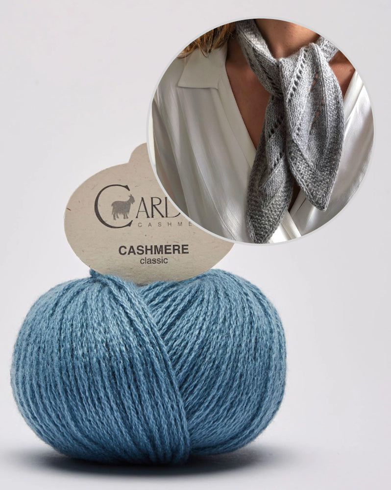 Paula-m Elise Scarf mit Classic cashmere von Cardiff Cashmere 14