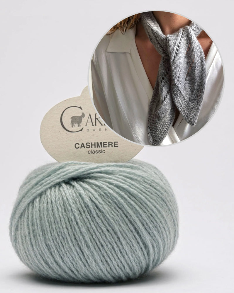 Paula-m Elise Scarf mit Classic cashmere von Cardiff Cashmere 7