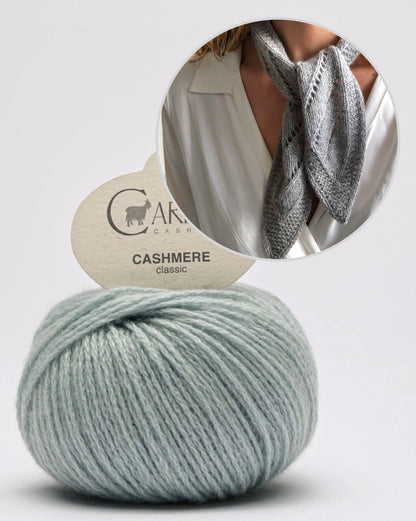 Paula-m Elise Scarf mit Classic cashmere von Cardiff Cashmere 7