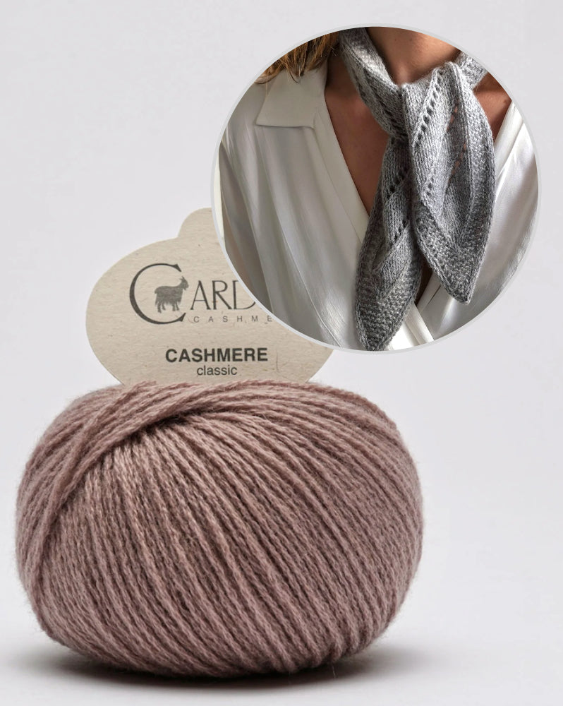 Paula-m Elise Scarf mit Classic cashmere von Cardiff Cashmere 15