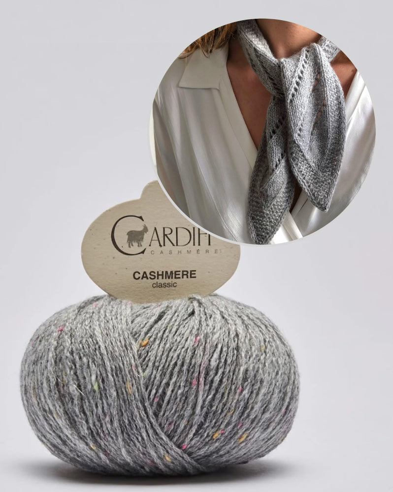 Paula-m Elise Scarf mit Classic cashmere von Cardiff Cashmere 17