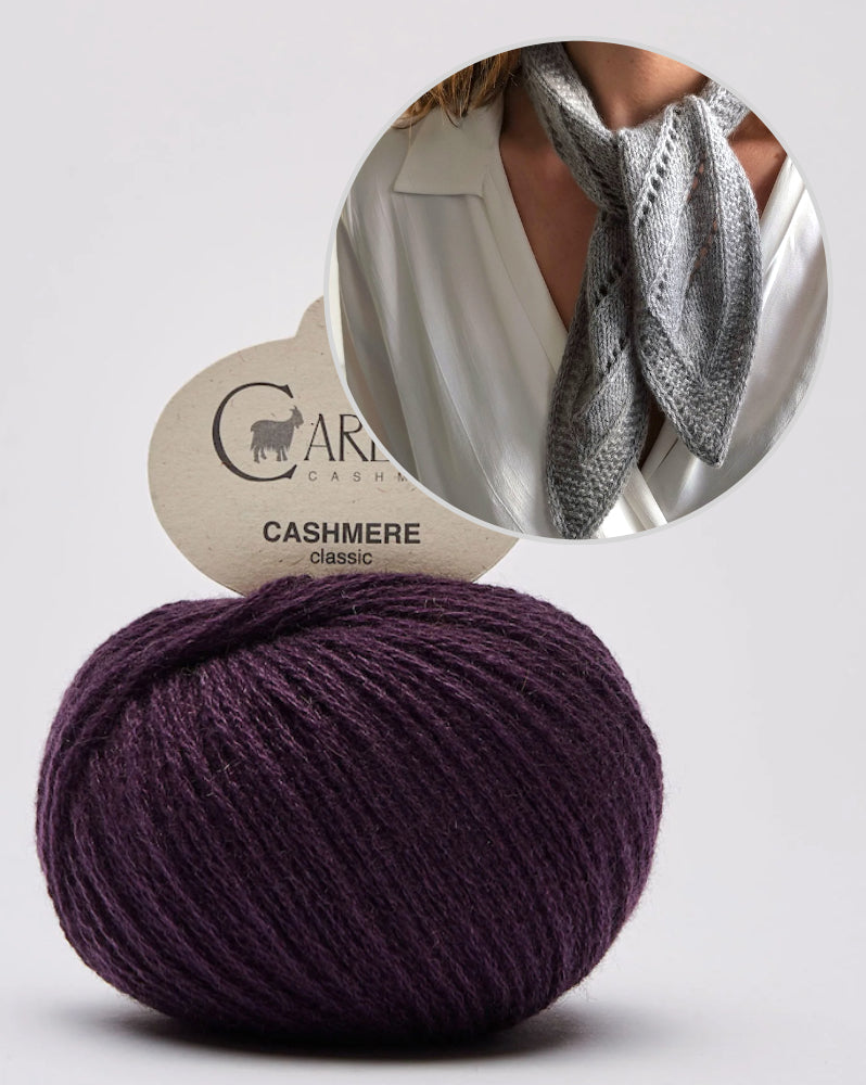 Paula-m Elise Scarf mit Classic cashmere von Cardiff Cashmere 8