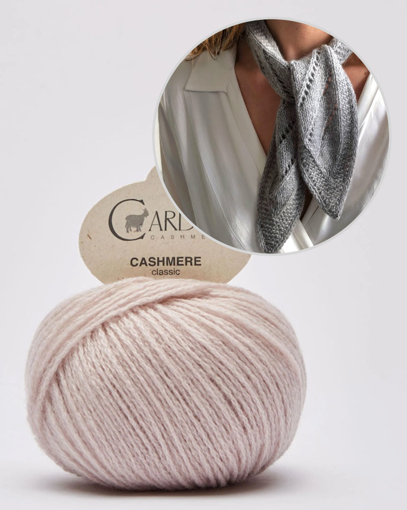 Paula-m Elise Scarf mit Classic cashmere von Cardiff Cashmere 12