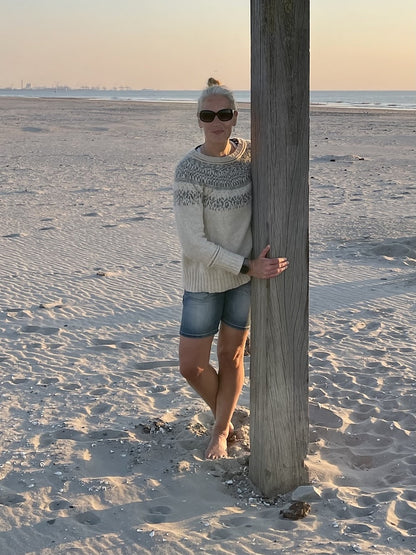 Chill on a Summer´s day Sweater | stressfreies Muster aus Ecopuno von Lana Grossa