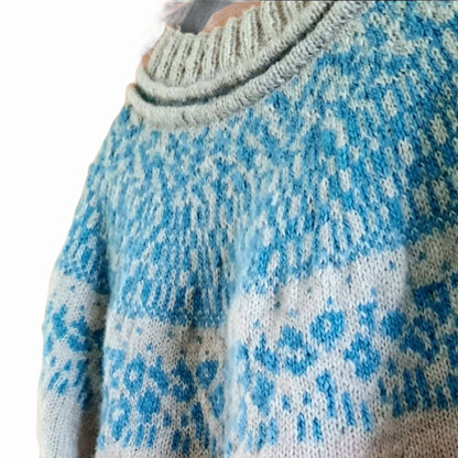 Chill on a Summer´s day Sweater | stressfreies Muster aus Ecopuno von Lana Grossa