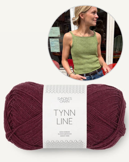 Emmy Top - Sandnes | delicate camisole top made from Tynn Line by Sandnes Garn