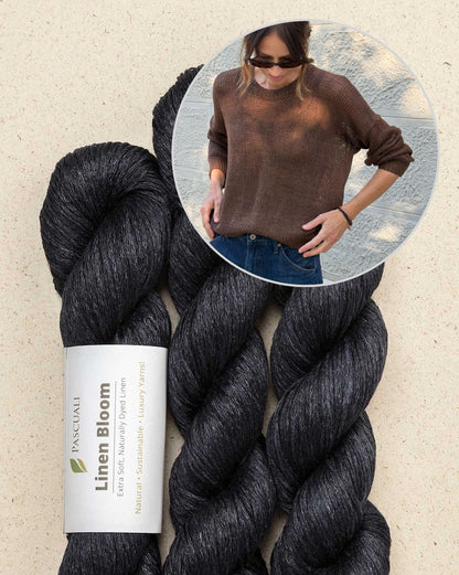 Maglione di fine estate | trasparente e delicato in Linen Bloom di Pascuali