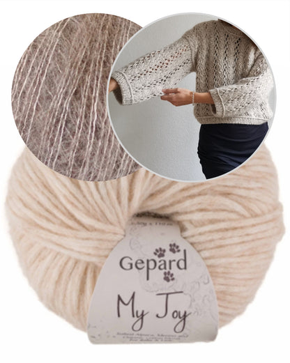 Estelle Sweater von Paula-m mit My Joy undKid Seta von Gepard Garn 9