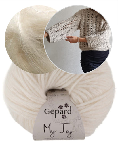 Estelle Sweater von Paula-m mit My Joy undKid Seta von Gepard Garn 10