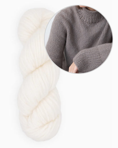 Etta | Basic-neule Woolfolkin Luft-langasta